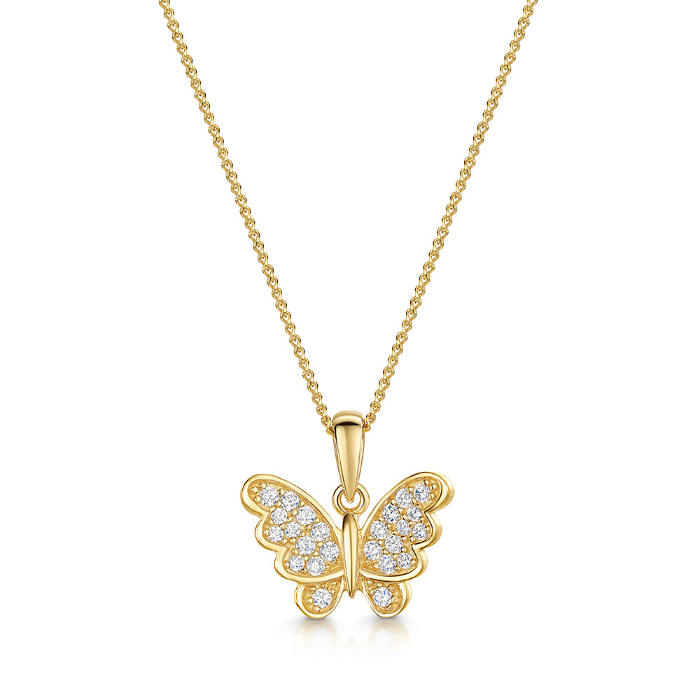 Butterfly in Flight Necklace