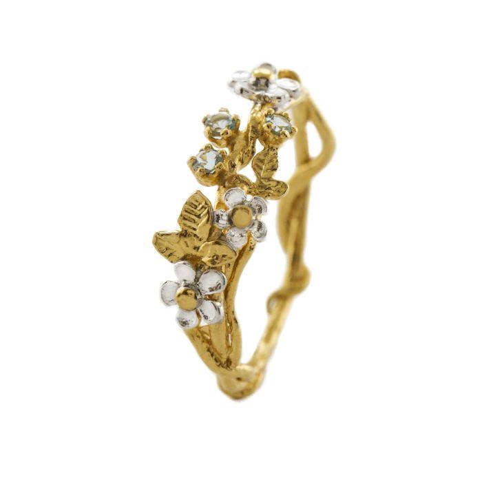 Alex Monroe Posy Twist Ring – Rococo Jewellery
