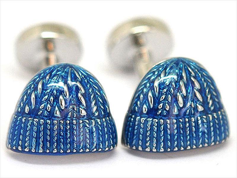 ブランド アクセサリー Babette Wasserman バベットワッサーマン テントウムシ カフス（ブルー） (カフスボタン カフリンクス) 父の日 ブランド アクセサリー Babette Wasserman バベットワッサーマン