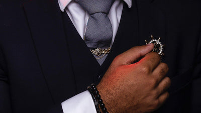 Men's Shirt Studs & Tie Bars - Rococo Jewellery