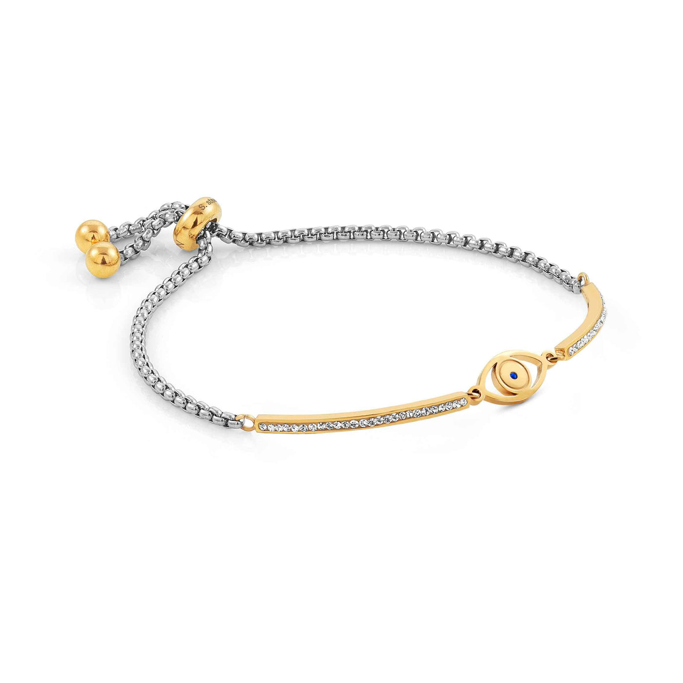 Nomination Milleluci Gold Greek Eye Bracelet - Rococo Jewellery