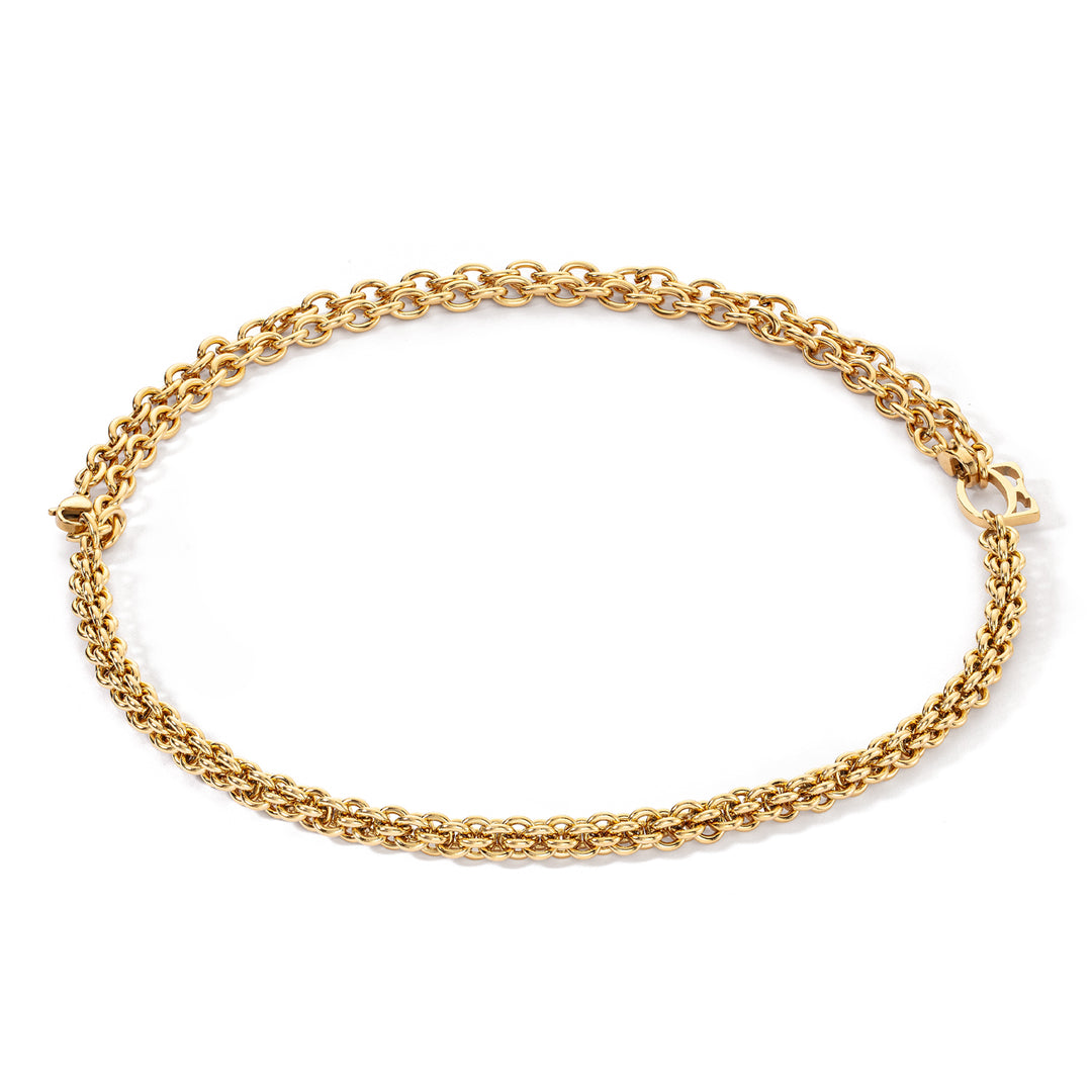 Coeur De Lion Gold Mesh Chain Necklace - Main Image