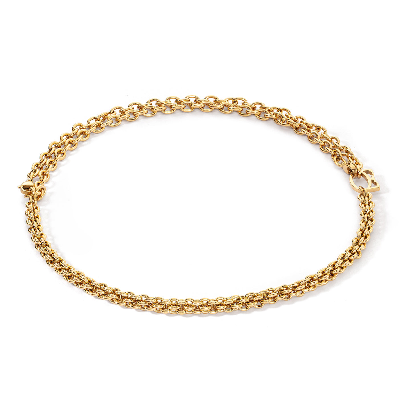 Coeur De Lion Gold Mesh Chain Necklace