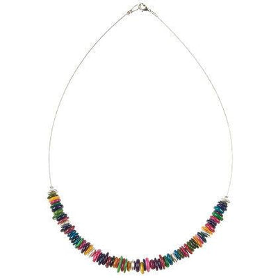 Carrie Elspeth Rainbow Shells Necklace - Rococo Jewellery