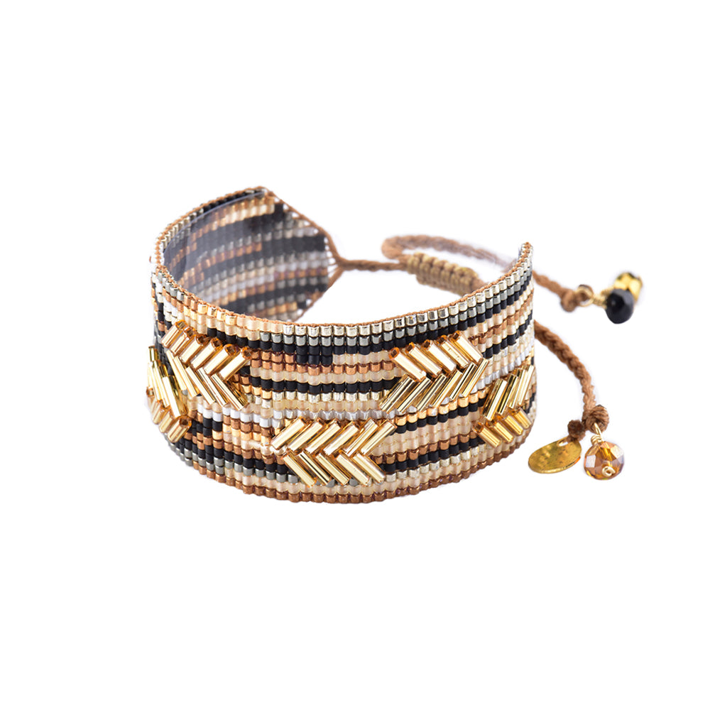 Mishky Black and Gold Bracelet