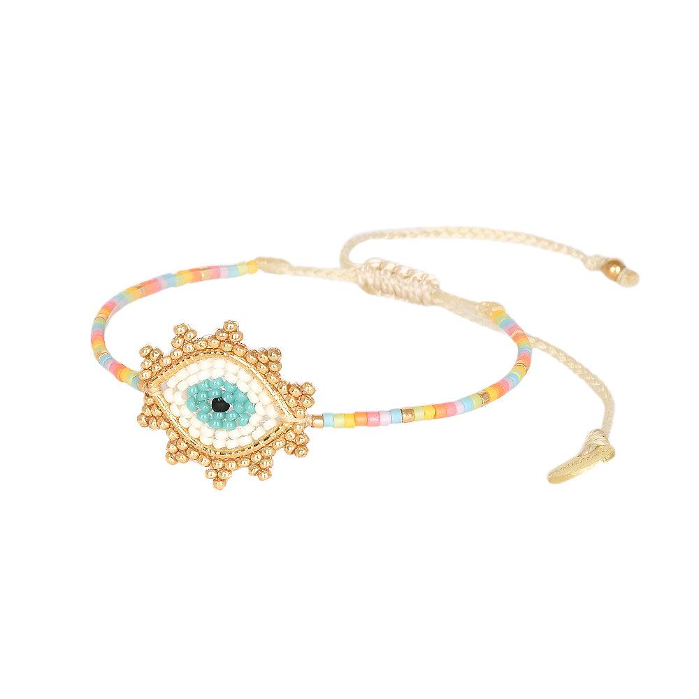 Mishky Golden Evil Eye Bracelet - Rococo Jewellery