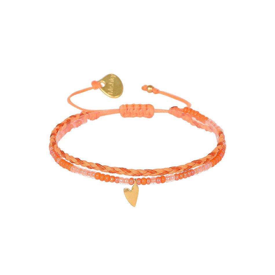 Mishky Summer Love Orange Bracelet - Rococo Jewellery