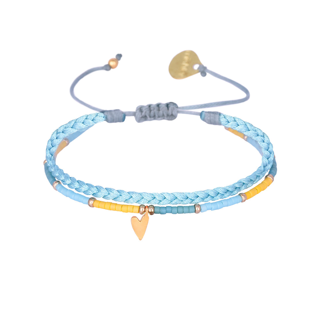 Mishky Summer Love Blue Gold Bracelet