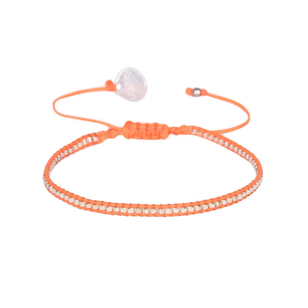 Mishky Neon Row Orange Bracelet - Rococo Jewellery