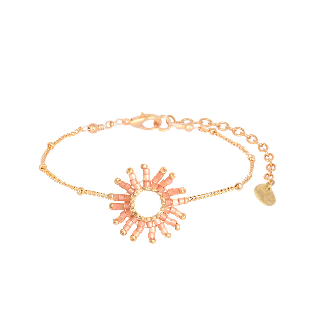 Mishky Pink Fringe Sun Bracelet