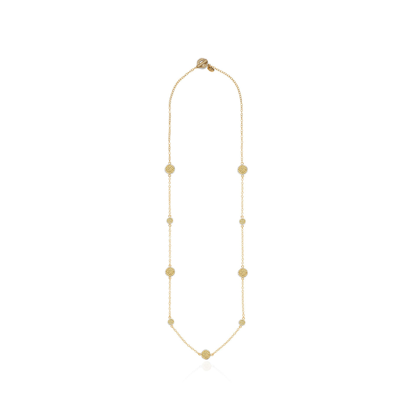 Anna Beck Long Gold Station Necklace