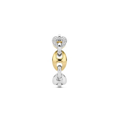 Ti Sento Gold Silver Coffee Bean Ring