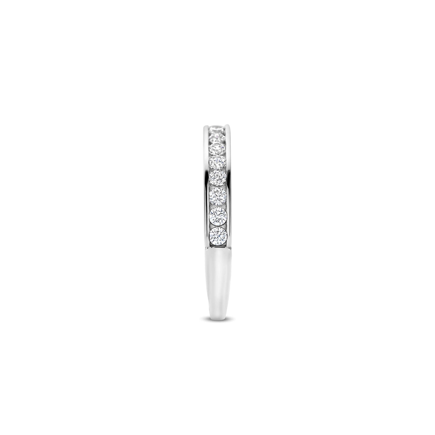 Ti Sento Sterling Silver Cubic Zirconia Pavé Set Ring