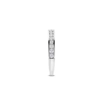 Ti Sento Sterling Silver Cubic Zirconia Pavé Set Ring