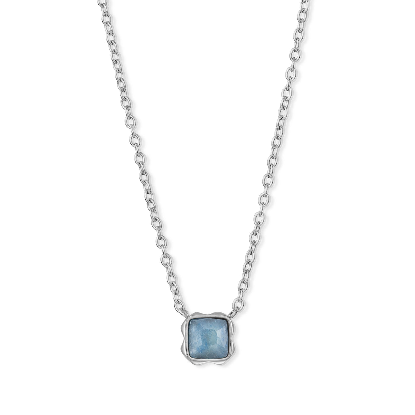 Coeur De Lion March Birthstone Blue Aventurine Necklace