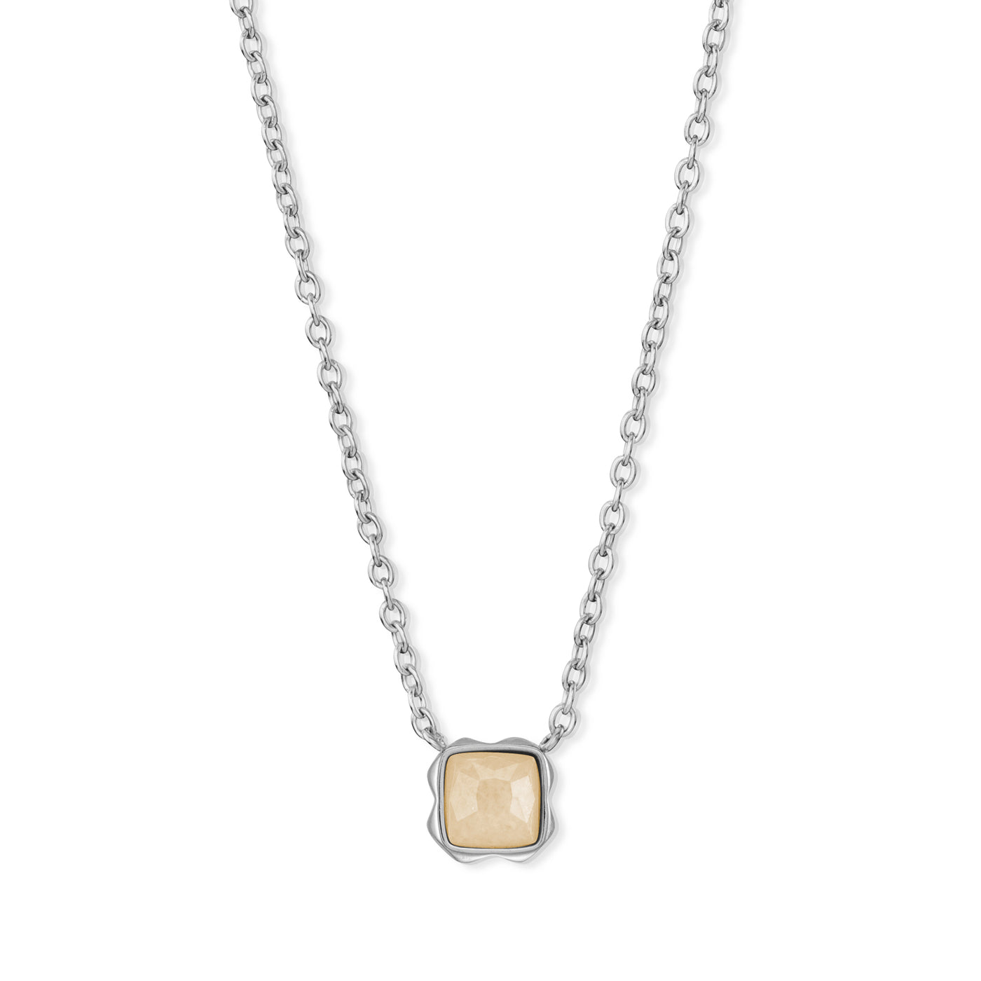 Coeur De Lion June Birthstone Cream Jade Necklace