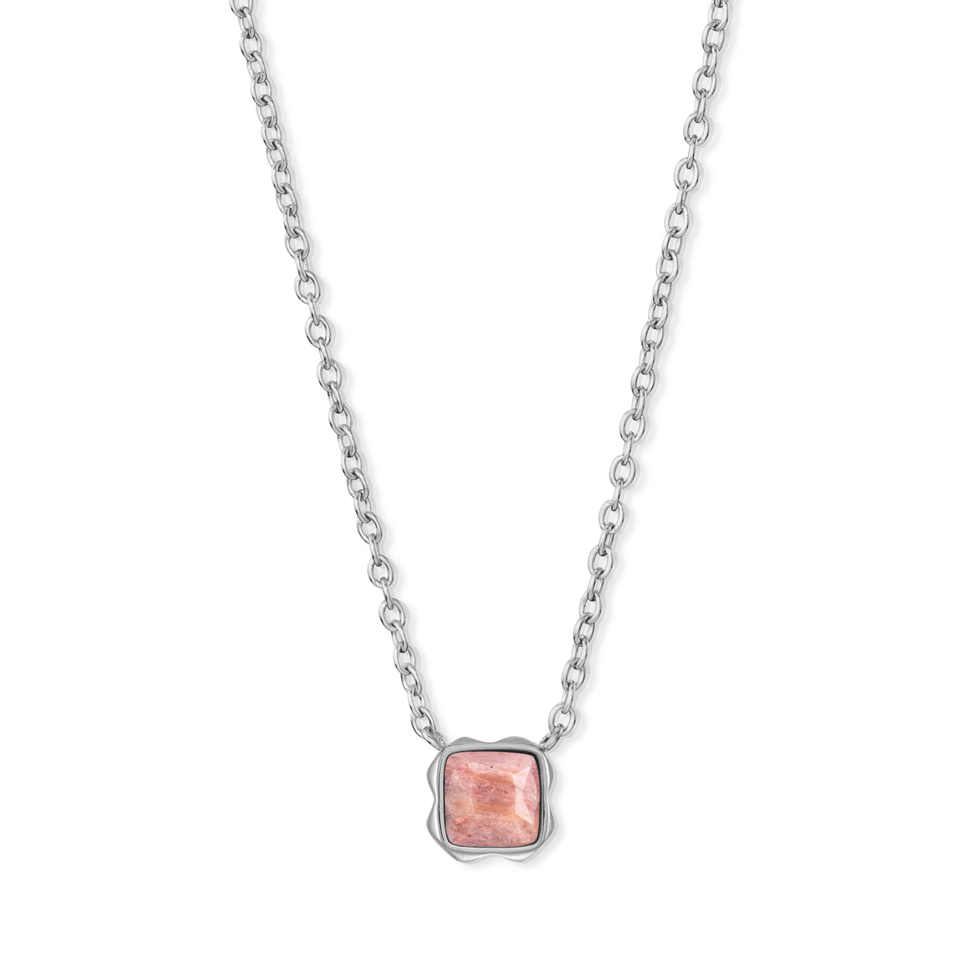 Coeur De Lion July Birthstone Pink Rhodochrosite Necklace