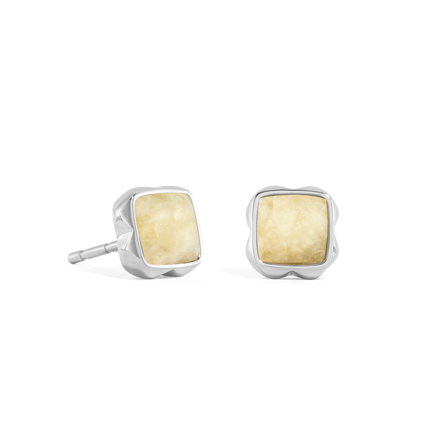 Coeur De Lion November Birthstone Citrine Stud Earrings