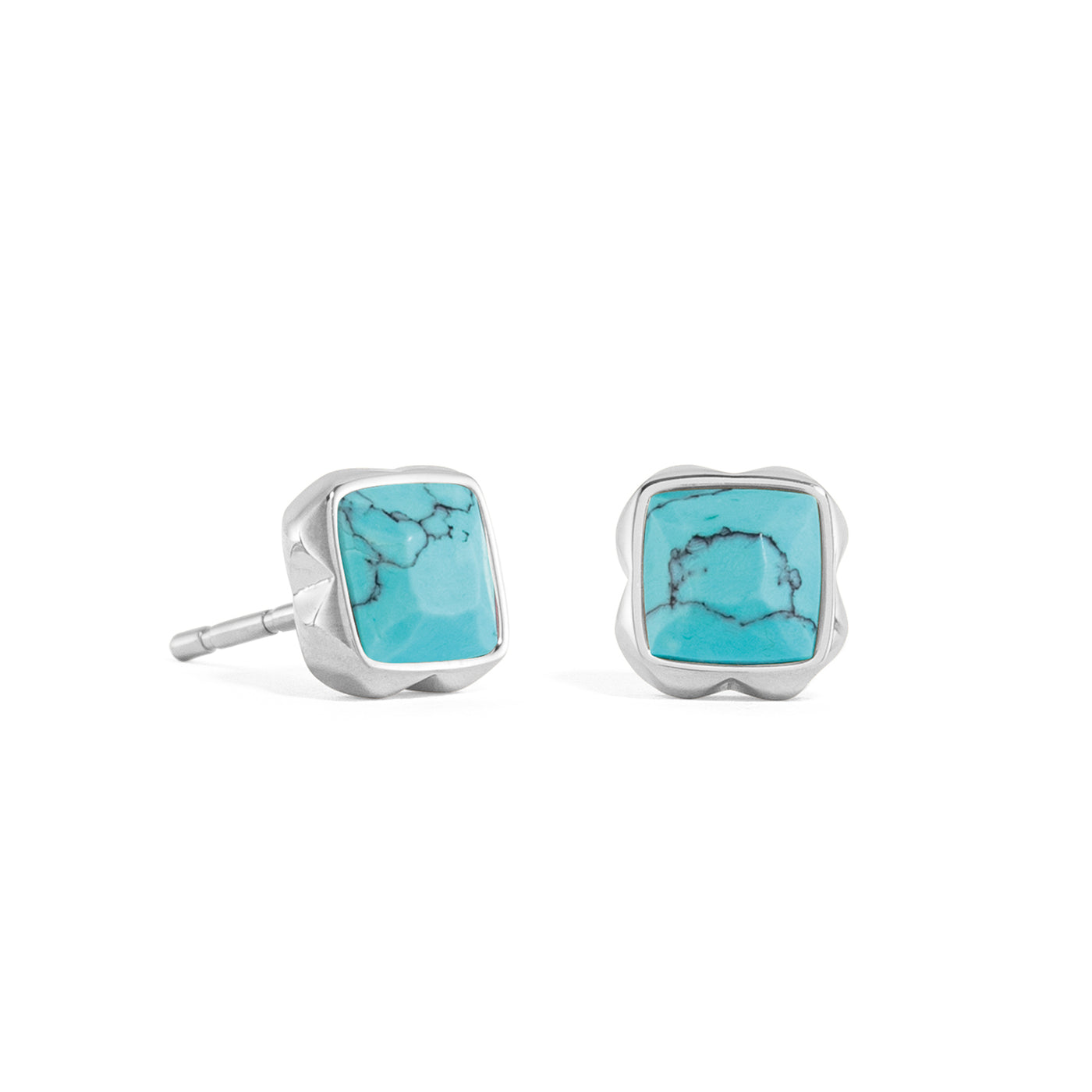 Coeur De Lion December Birthstone Turquoise Stud Earrings