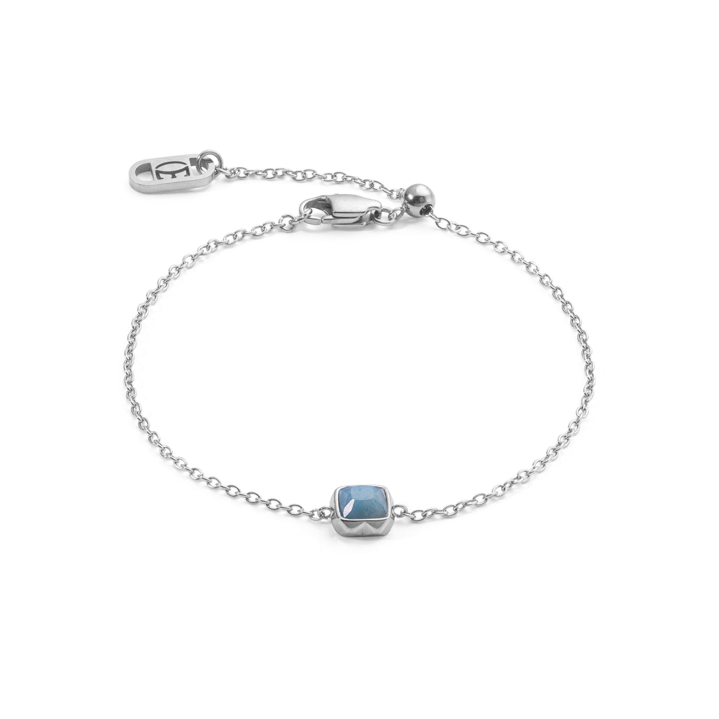 Coeur De Lion March Birthstone Blue Aventurine Bracelet