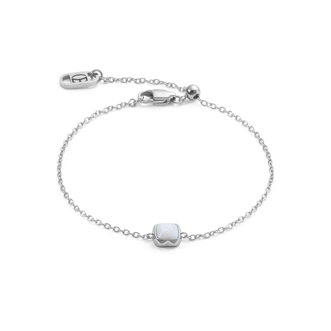 Coeur De Lion April Birthstone White Quartz Bracelet