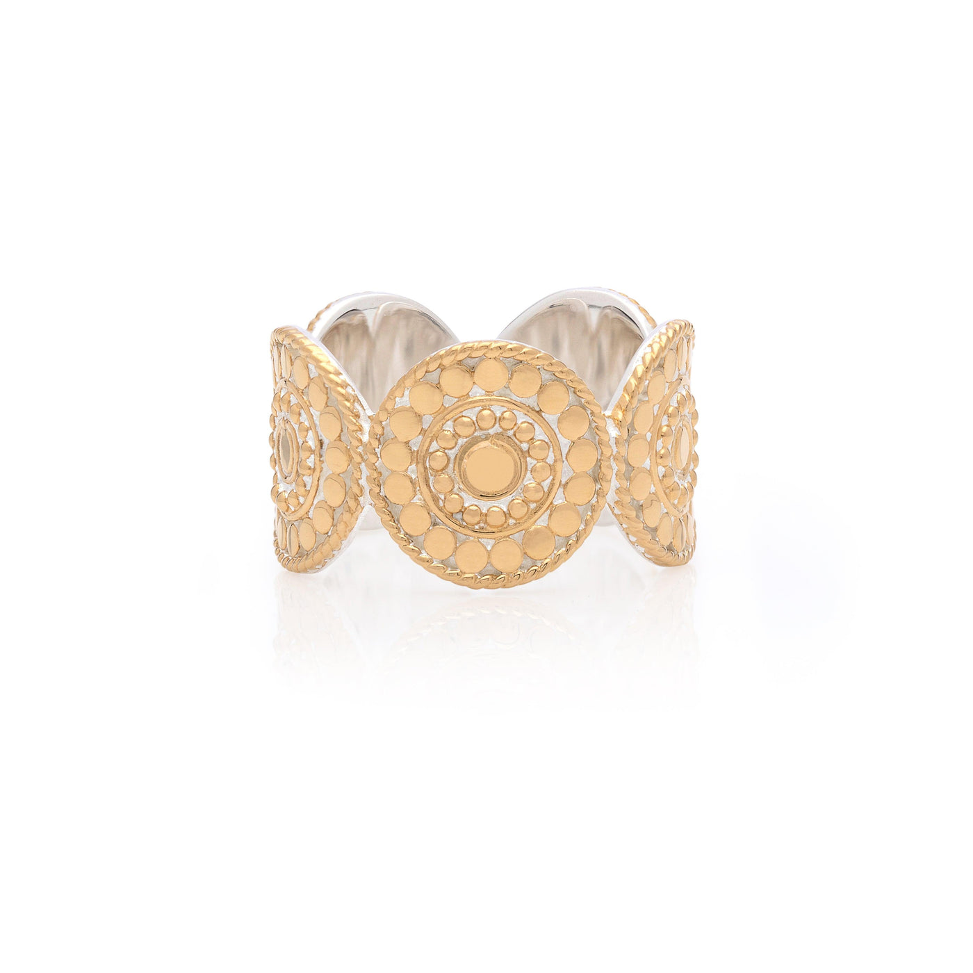 Anna Beck Gold Dotted Multi-Disc Ring - Rococo Jewellery