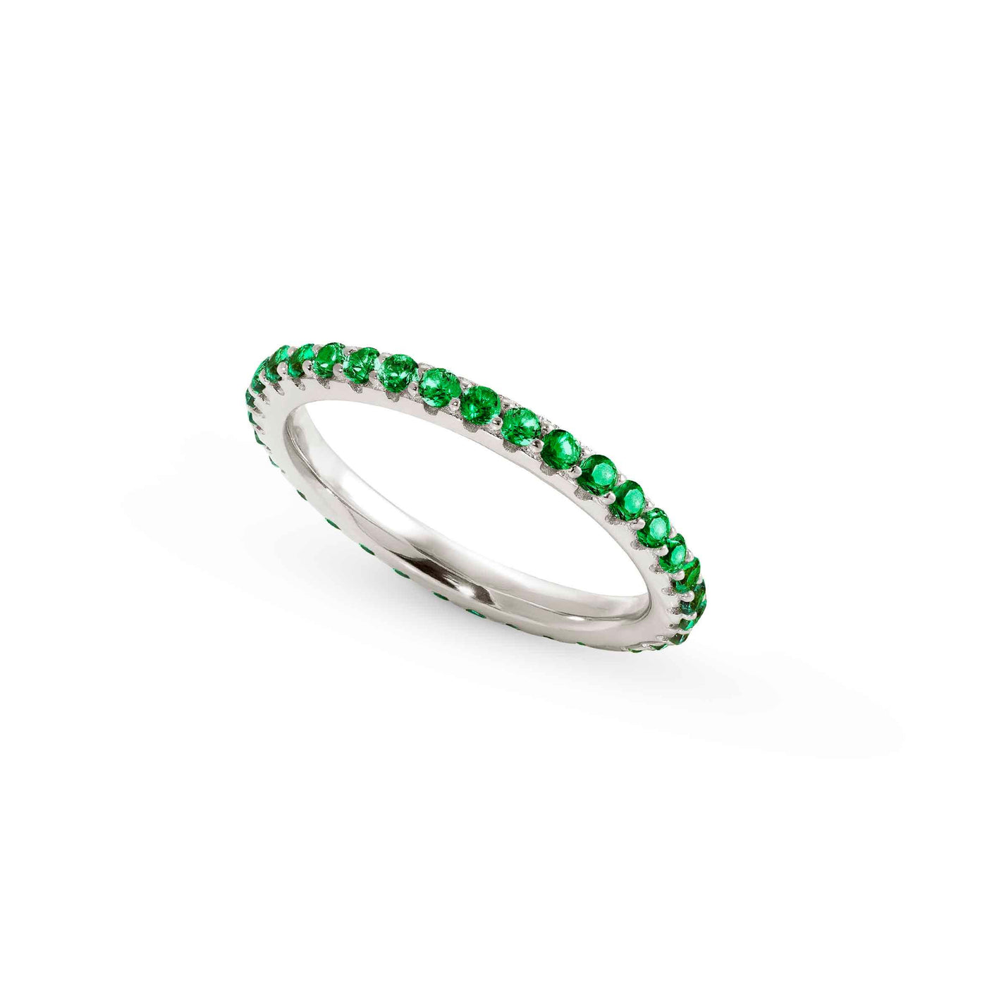 Nomination Lovelight Green CZ Ring - Silver - Rococo Jewellery