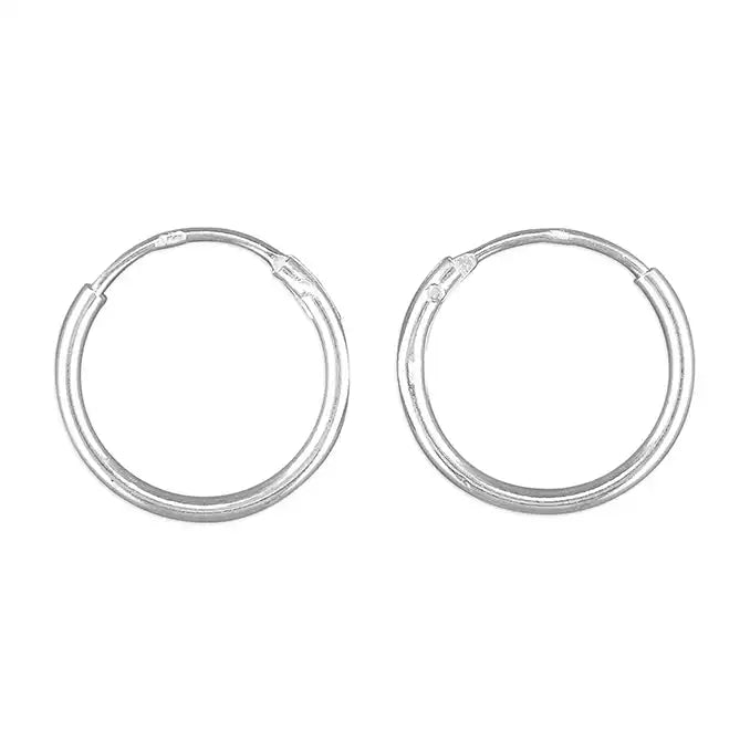 Sterling Silver 1.4cm Sleeper Earrings