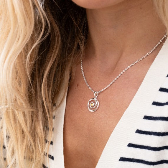 Sea Gems Swirl Pendant