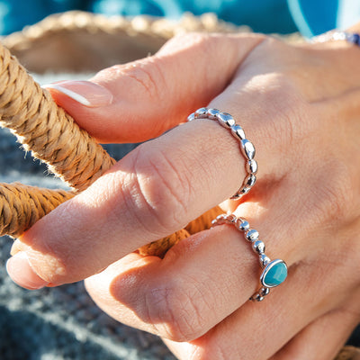 Kit Heath Coast Pebble Ridge Band Ring