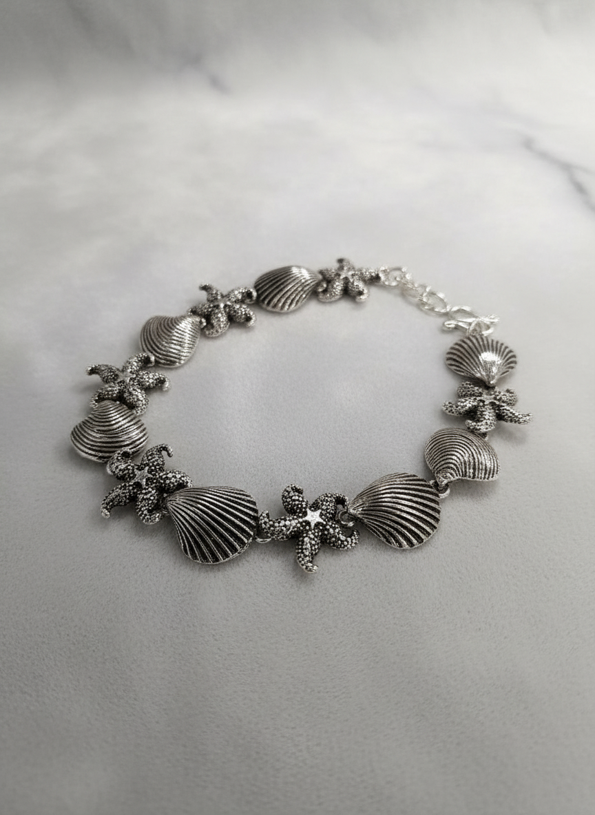 Seashell and Starfish Bracelet