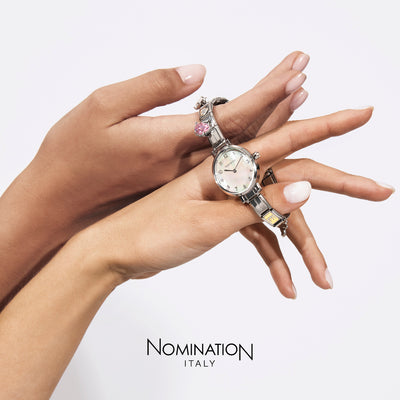 Nomination Classic Gold Cubic Zirconia Watch