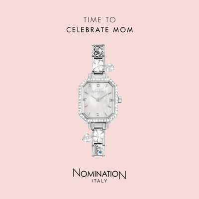 Nomination Steel Mother of Pearl Cubic Zirconia Watch