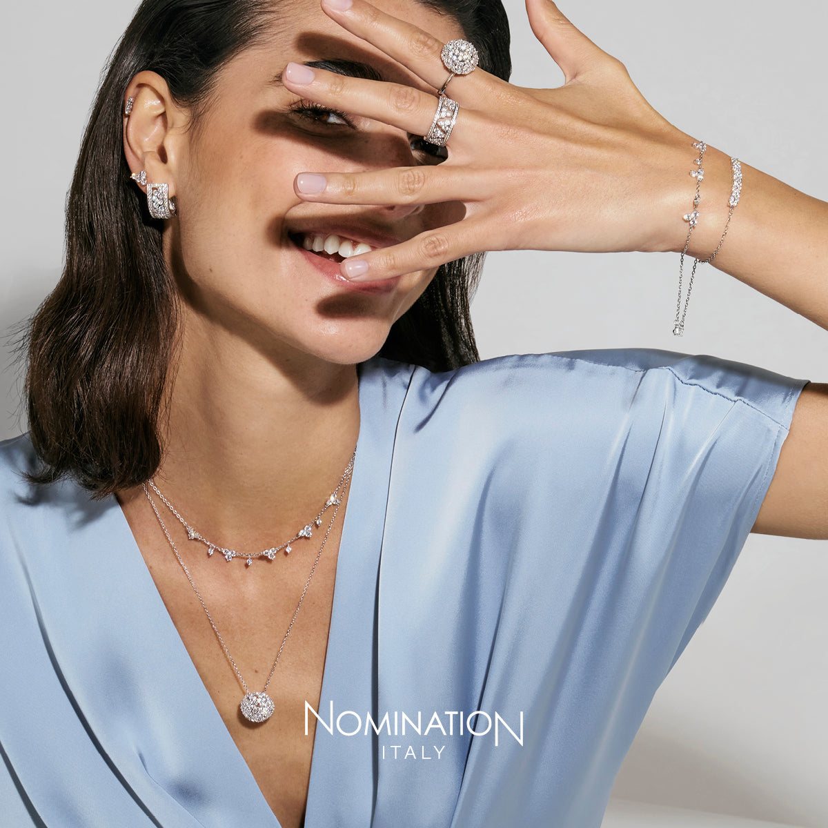 Nomination Life Bouquet Sterling Silver Cubic Zirconia Ring