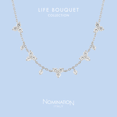 Nomination Life Bouquet Sterling Silver Cubic Zirconia Ring