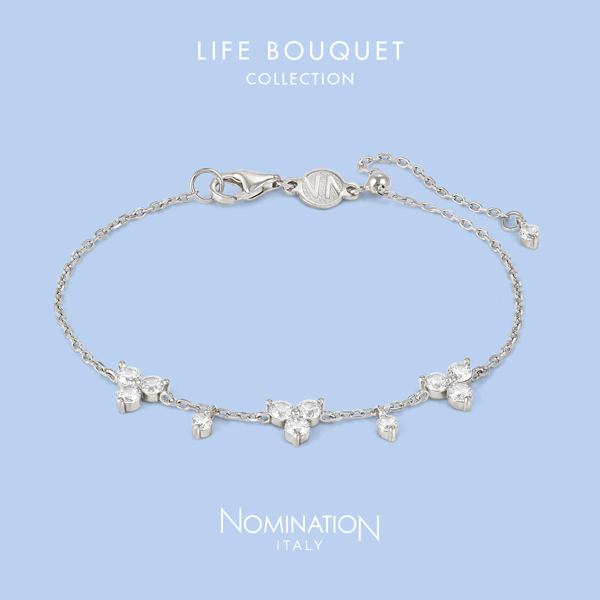 Nomination Life Bouquet Sterling Silver Cubic Zirconia Ring