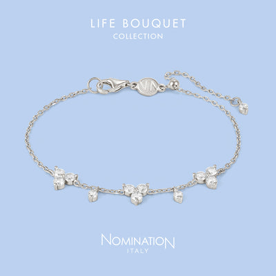 Nomination Life Bouquet Sterling Silver Cubic Zirconia Ring