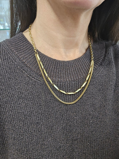 Coeur De Lion Gold Twisted Layers Necklace