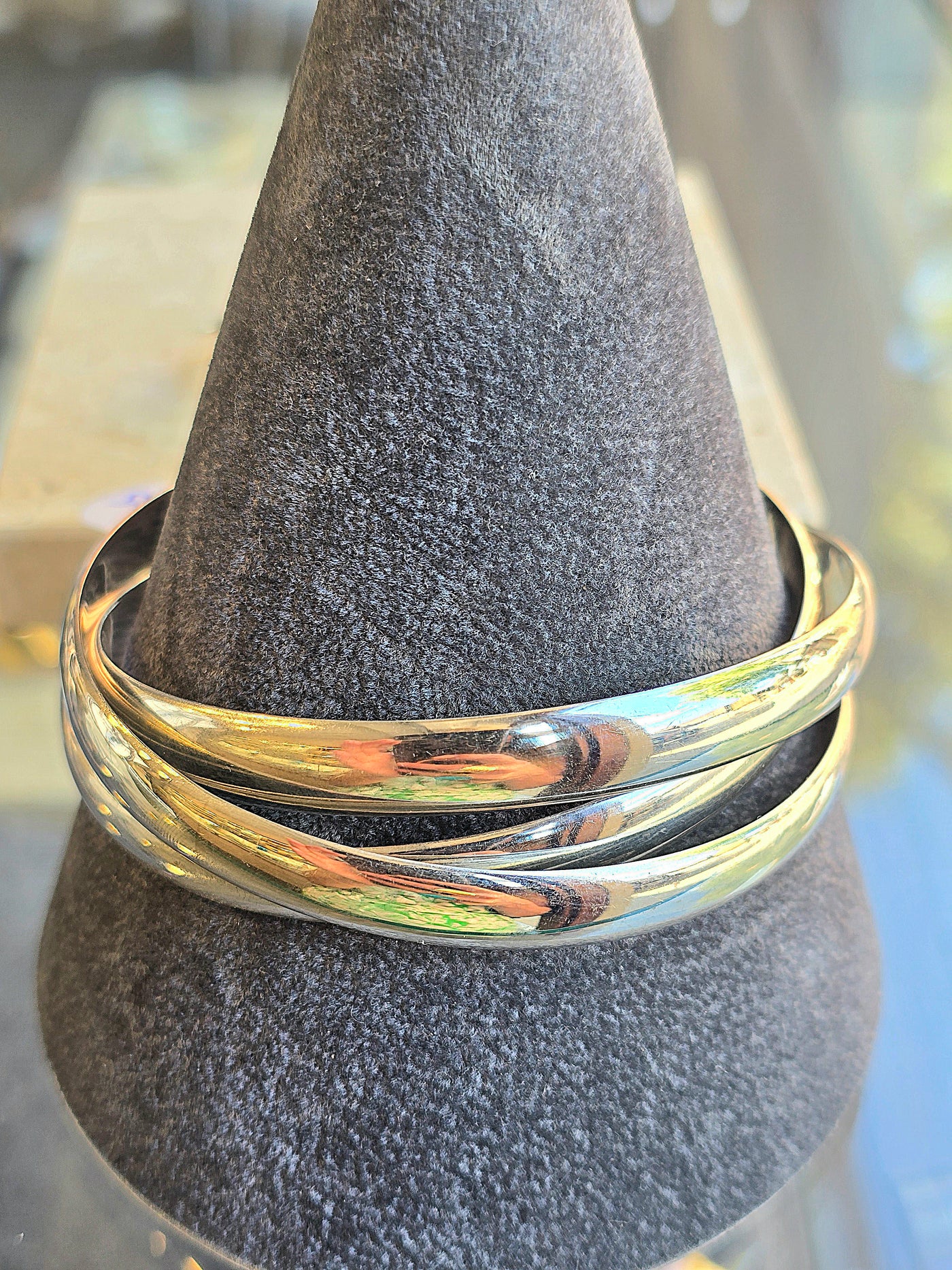 Silver Russian Bangle