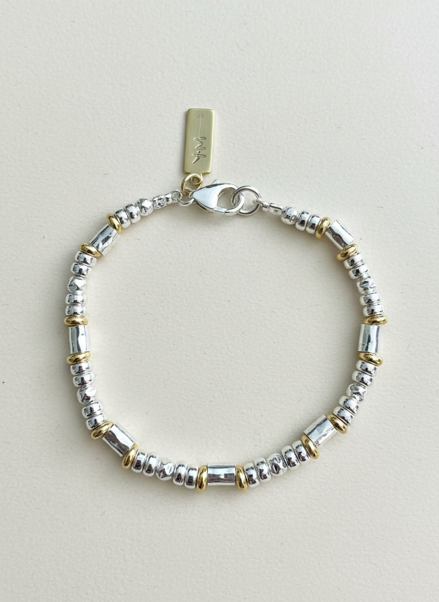 Yaron Morhaim Gold Silver Bracelet