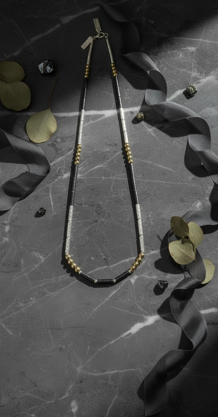 Yaron Morhaim Mixed Metals Sky Line Necklace