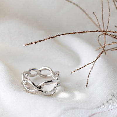 Kit Heath Entwine Twine Link Ring - Rococo Jewellery