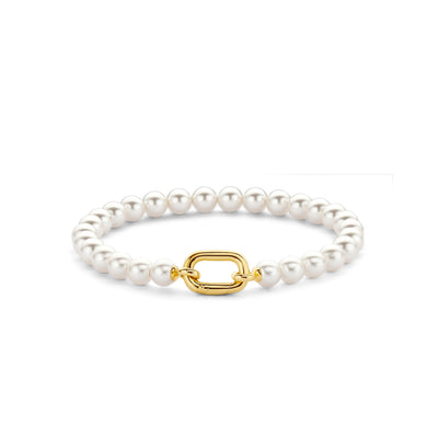 Ti Sento Gold Small Pearl Bracelet - Rococo Jewellery