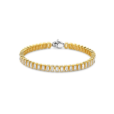 Ti Sento Gold Vermeil Cubic Zirconia Bracelet