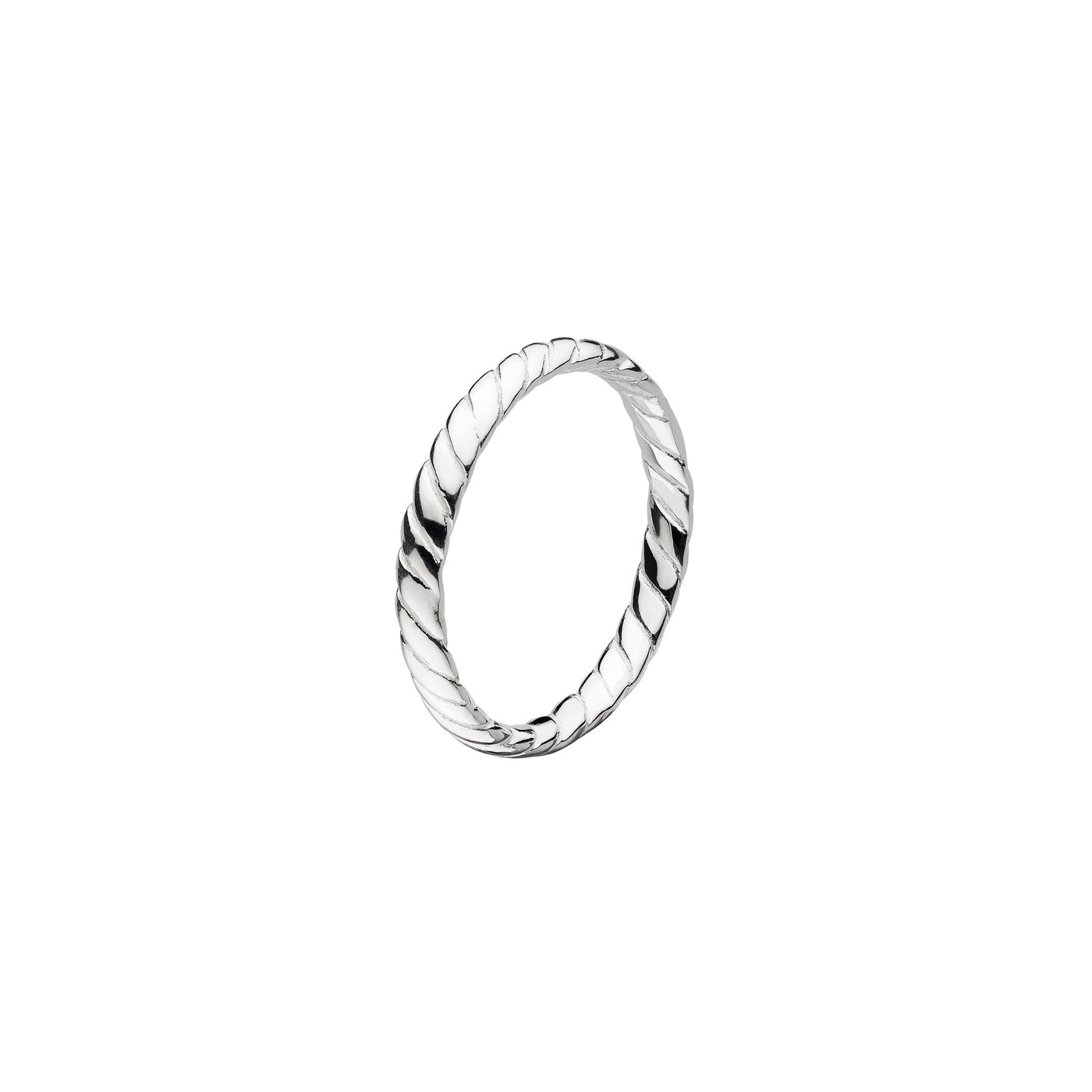 Sterling Silver Rope Twist Ring