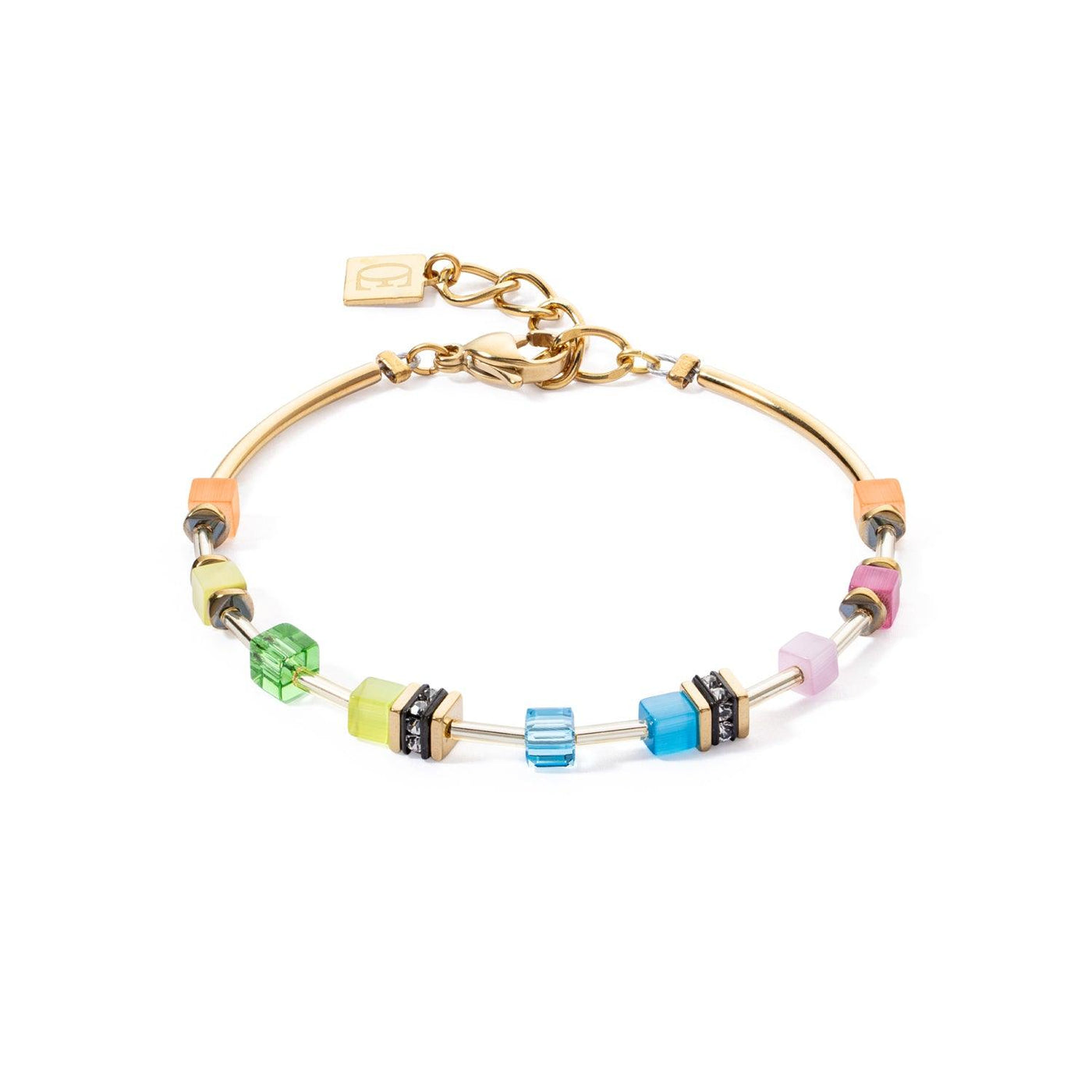 Coeur De Lion GeoCUBE® Light Mini Rainbow Bracelet