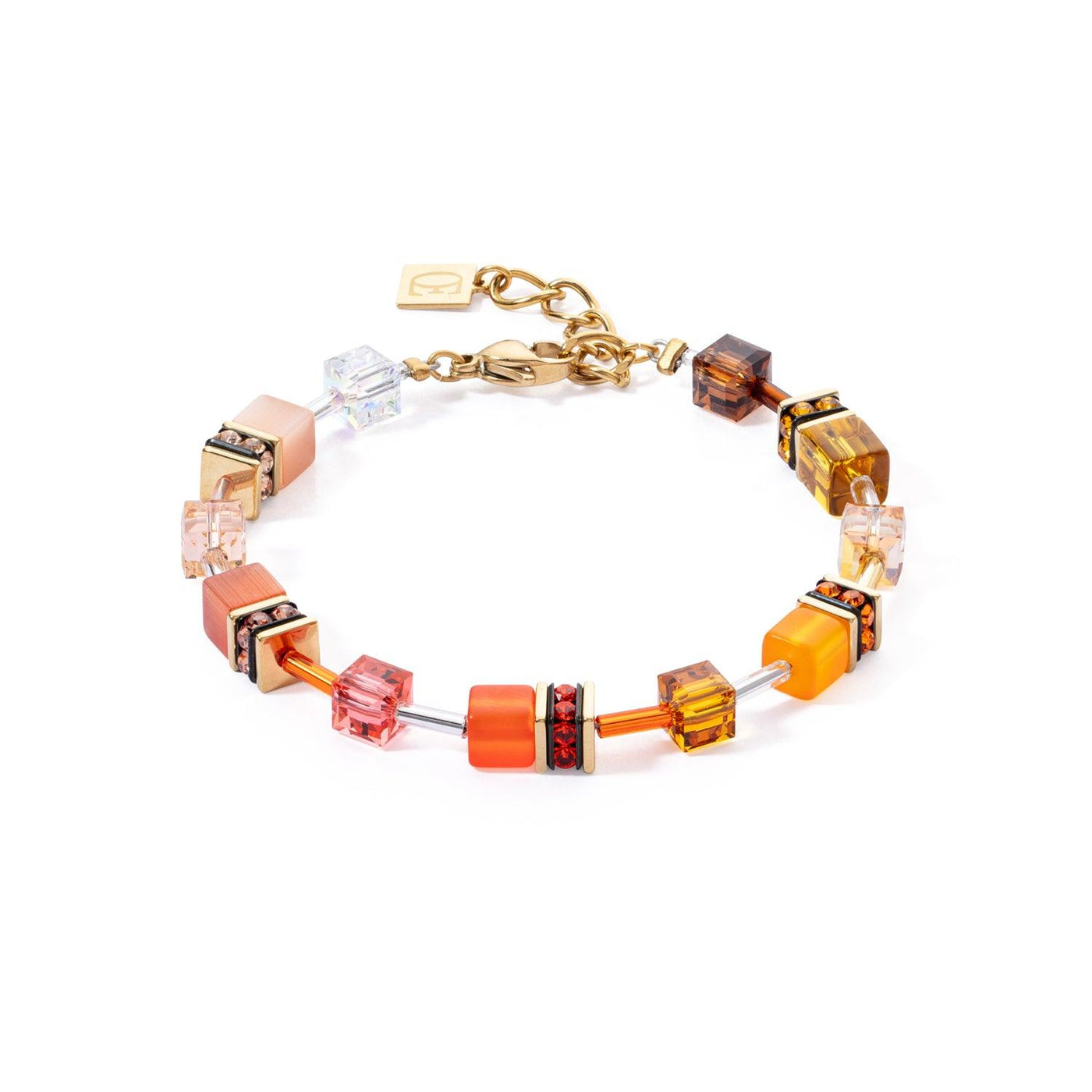 Coeur De Lion GeoCUBE® Iconic Sunset Gold Bracelet - Rococo Jewellery