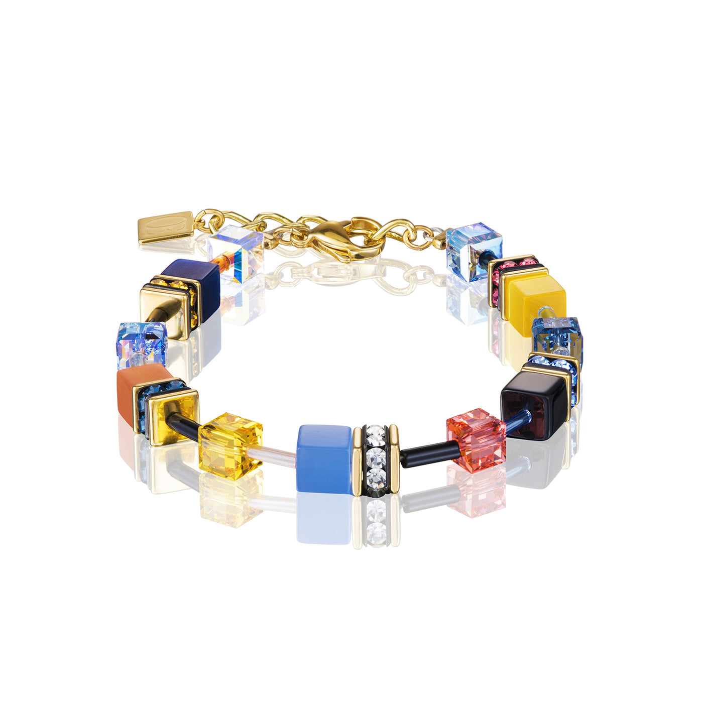 Coeur De Lion  Multicoloured GeoCube Bracelet