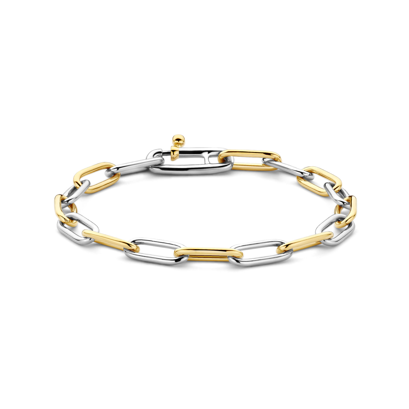 Ti Sento Mixed Metals Link Bracelet