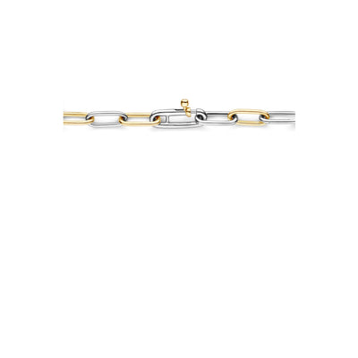 Ti Sento Mixed Metals Link Bracelet